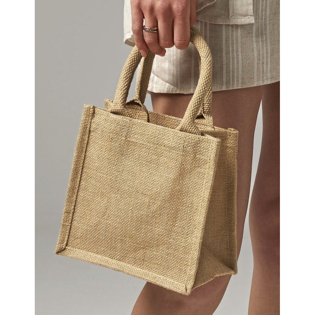 [WM411] (W411) Jute Petite Gift Bag