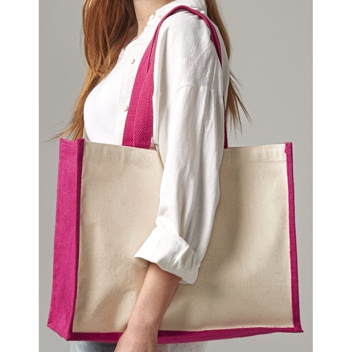 [WM422] (W422) Printers Jute Classic Shopper [WM422]