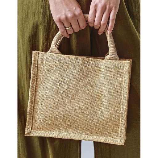 [WM431] (W431) Shimmer Jute Mini Gift Bag [WM431]