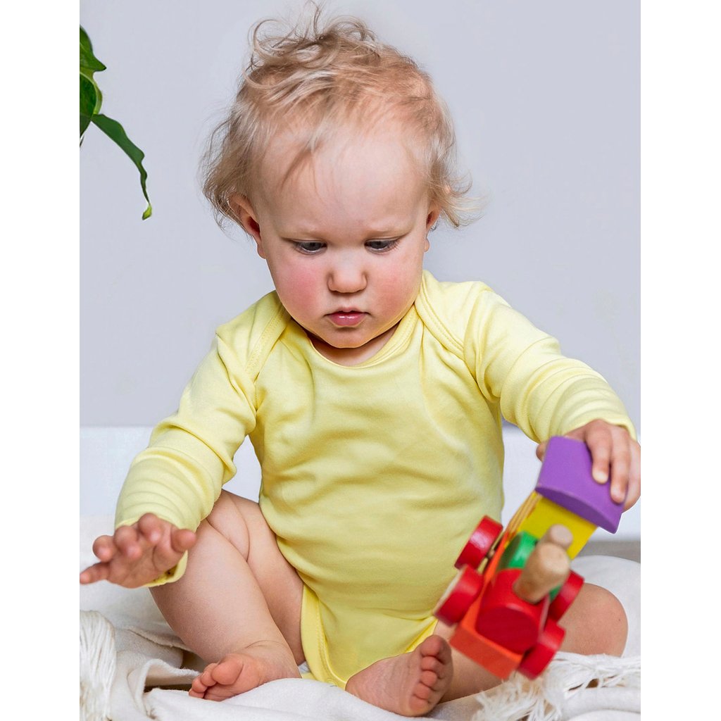 [X11420] (12001-1420) Organic Baby Bodysuit Long Sleeve Bailey 02