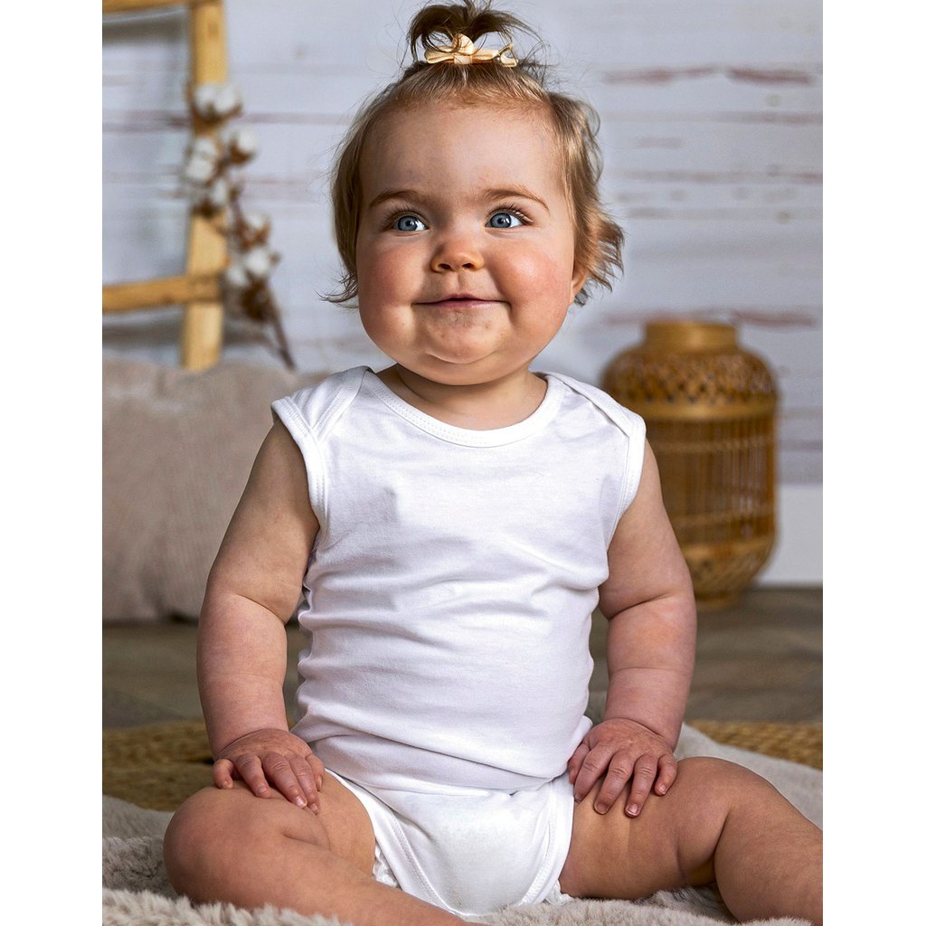 [X21020] (12002-1020) Organic Baby Bodysuit Sleeveless Rebel 03