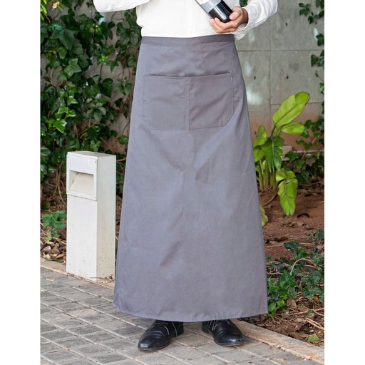 [X968T] (FS100100 Z) Bistro Apron With Front Pocket [X968T]