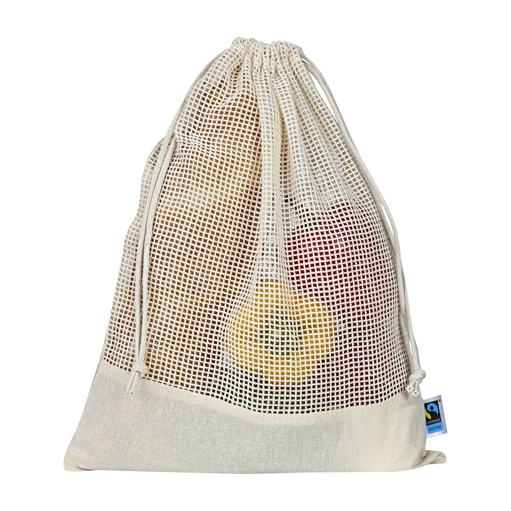 [XT1100] Fairtrade Cotton Mesh Bag