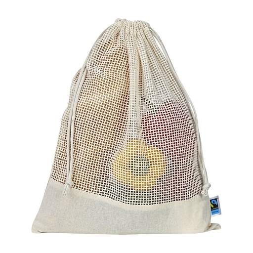 [XT1100] Fairtrade Cotton Mesh Bag [XT1100]