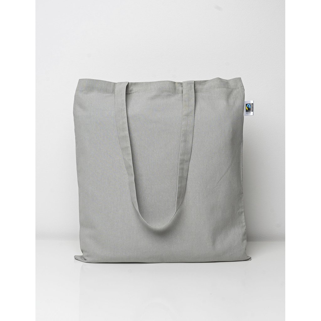 [XT600N] Fairtrade Cotton Bag Long Handles [XT600N]