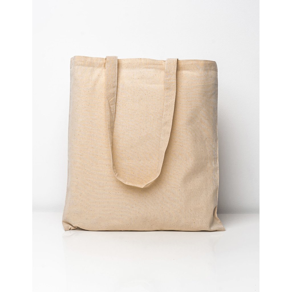 [XT800] (XT800) Cotton Bag Natural Long Handles