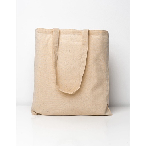 [XT800] Cotton Bag Natural Long Handles [XT800]