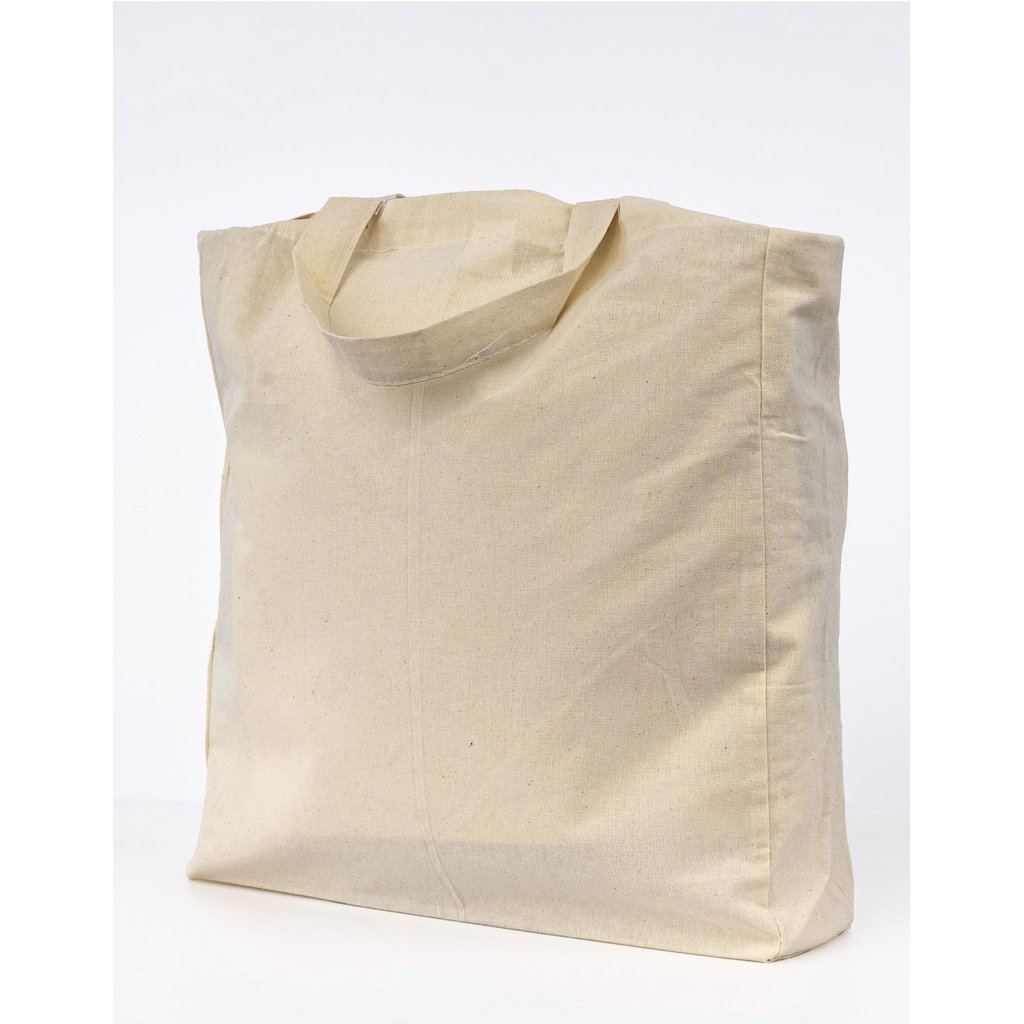 [XT90N] Cotton Bag Side Fold Short Handles