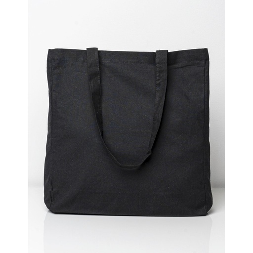 [XT95N] Cotton Bag Side Fold Long Handles [XT95N]
