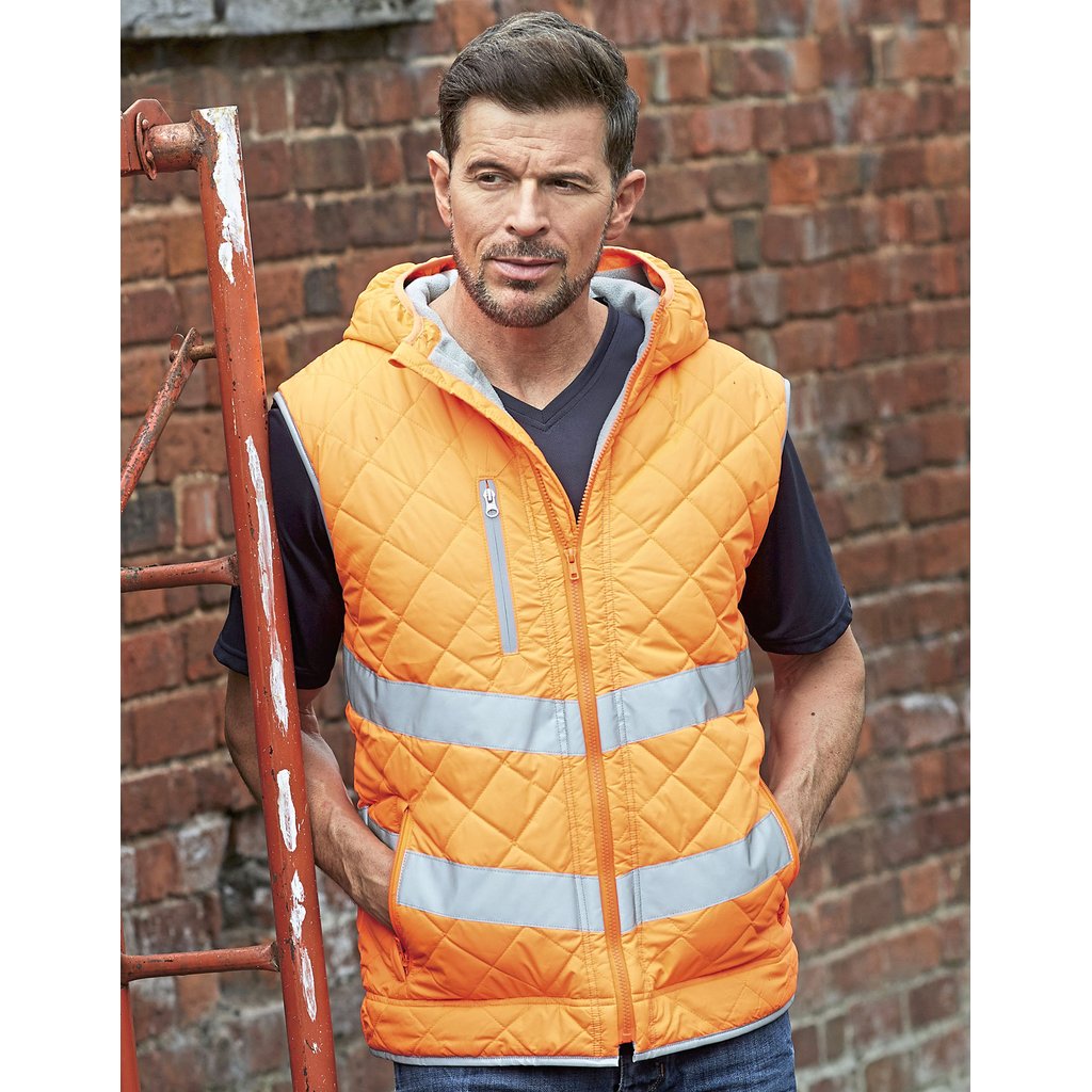 [YK007] (HV007) Hi-Vis Kensington Hooded Gilet