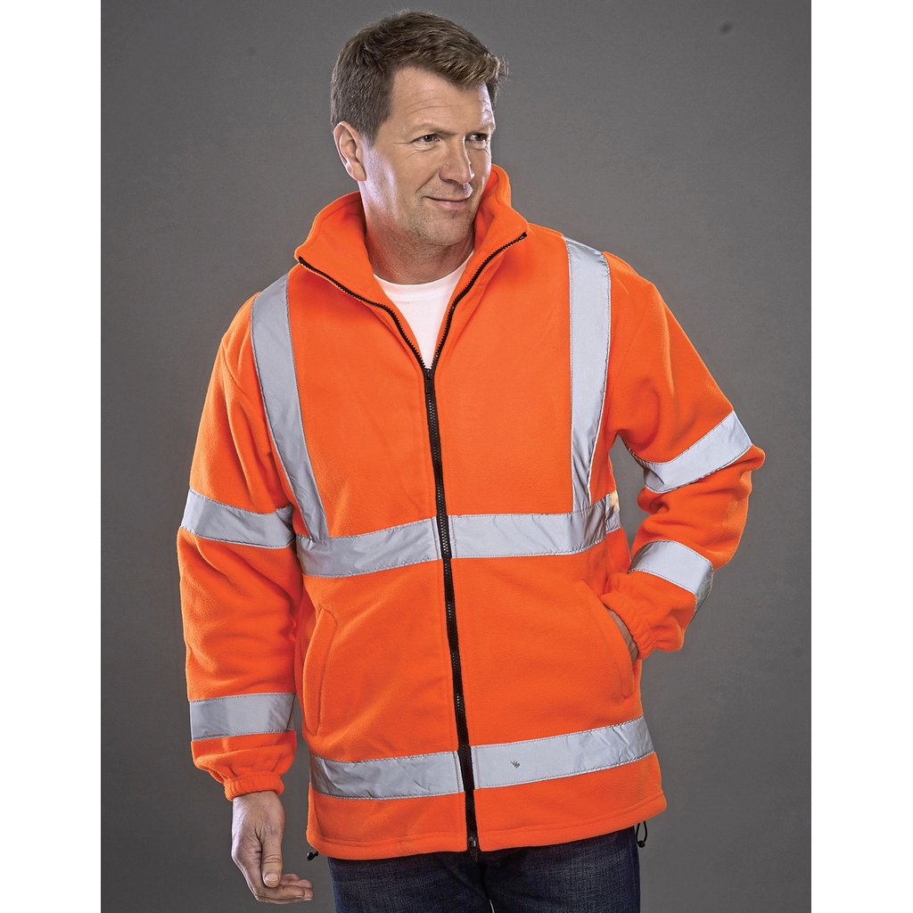 [YK08] (HVK08) Hi-Vis Fleece Jacket [YK08]
