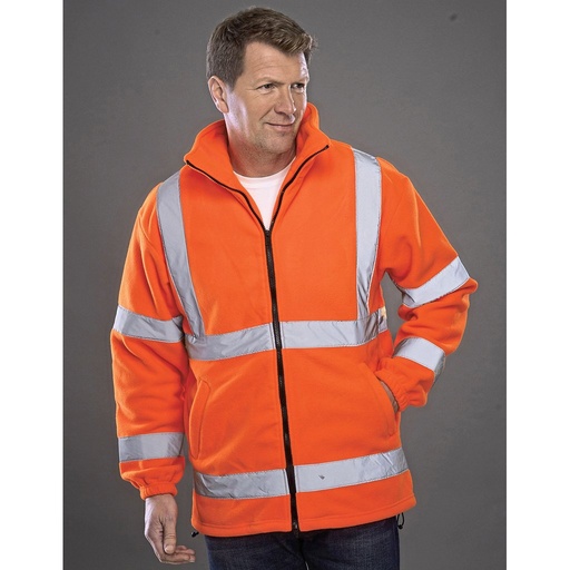 [YK08] (HVK08) Hi-Vis Fleece Jacket [YK08]