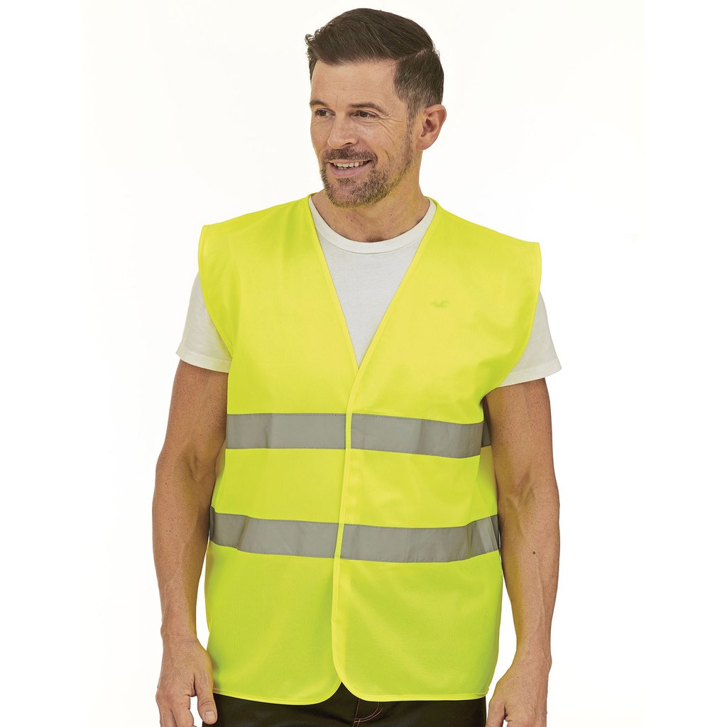 [YK102] (HVW102) Hi-Vis 2 Bands Waistcoat [YK102]