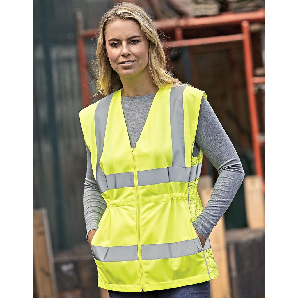 [YK180] (HVW180) Ladies´ Hi-Vis Executive Waistcoat
