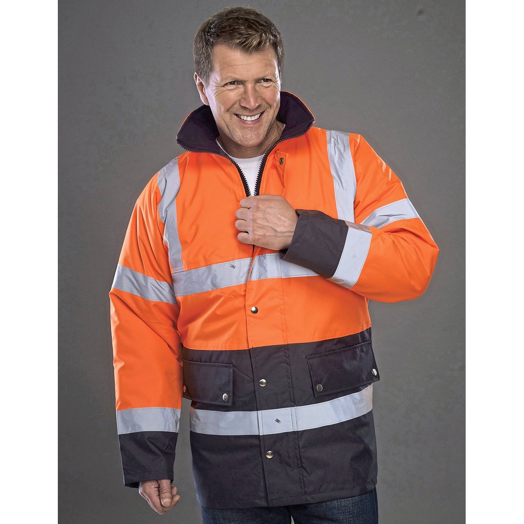 [YK302] (HVP302) Hi-Vis Two-Tone Motorway Jacket