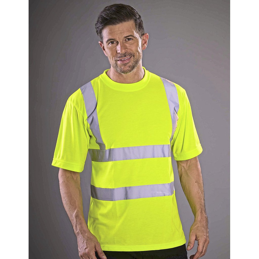 [YK410] (HVJ410) Two Band & Brace Hi-Vis T-Shirt