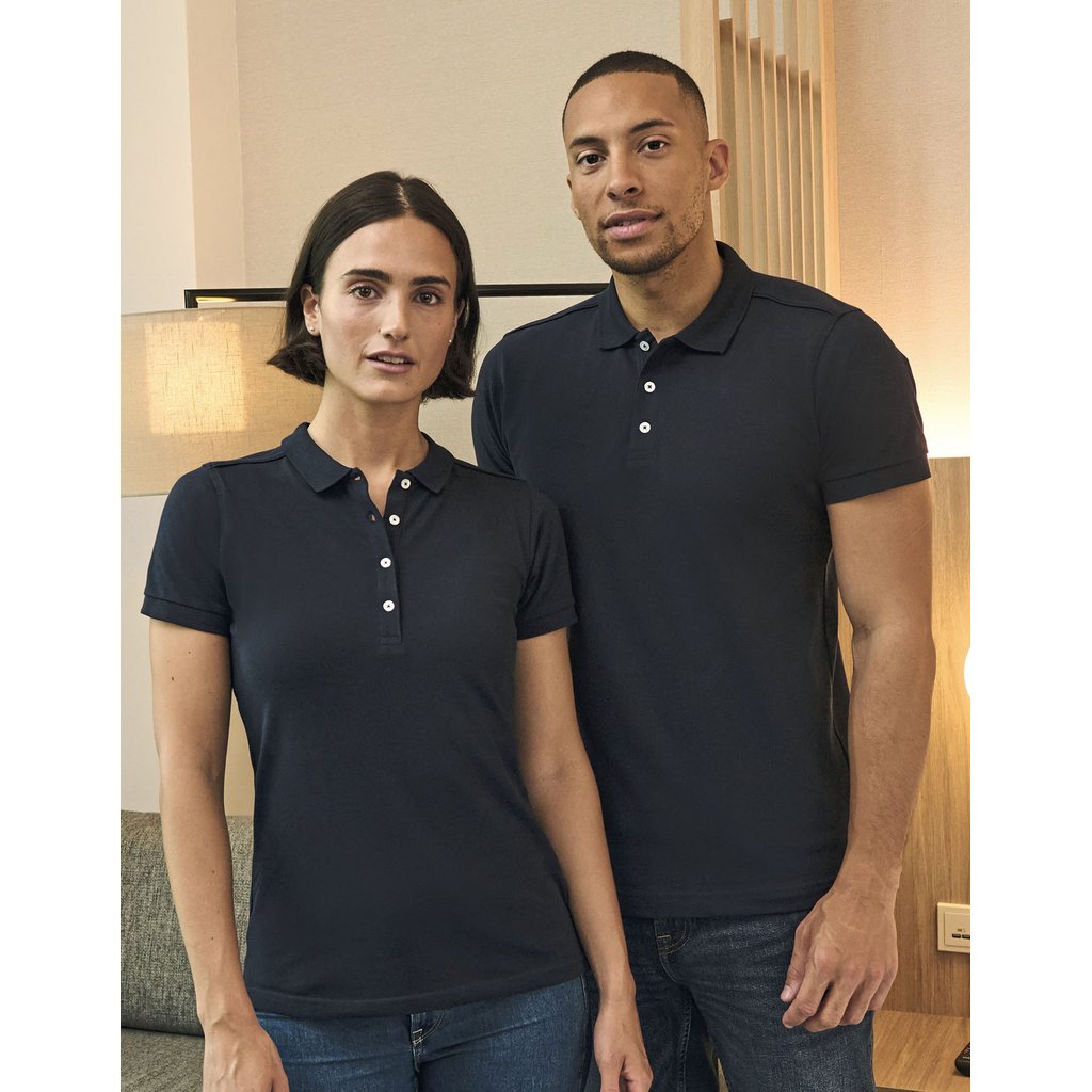 [Z566] (R-566M-0) Men's Fitted Stretch Polo [Z566]