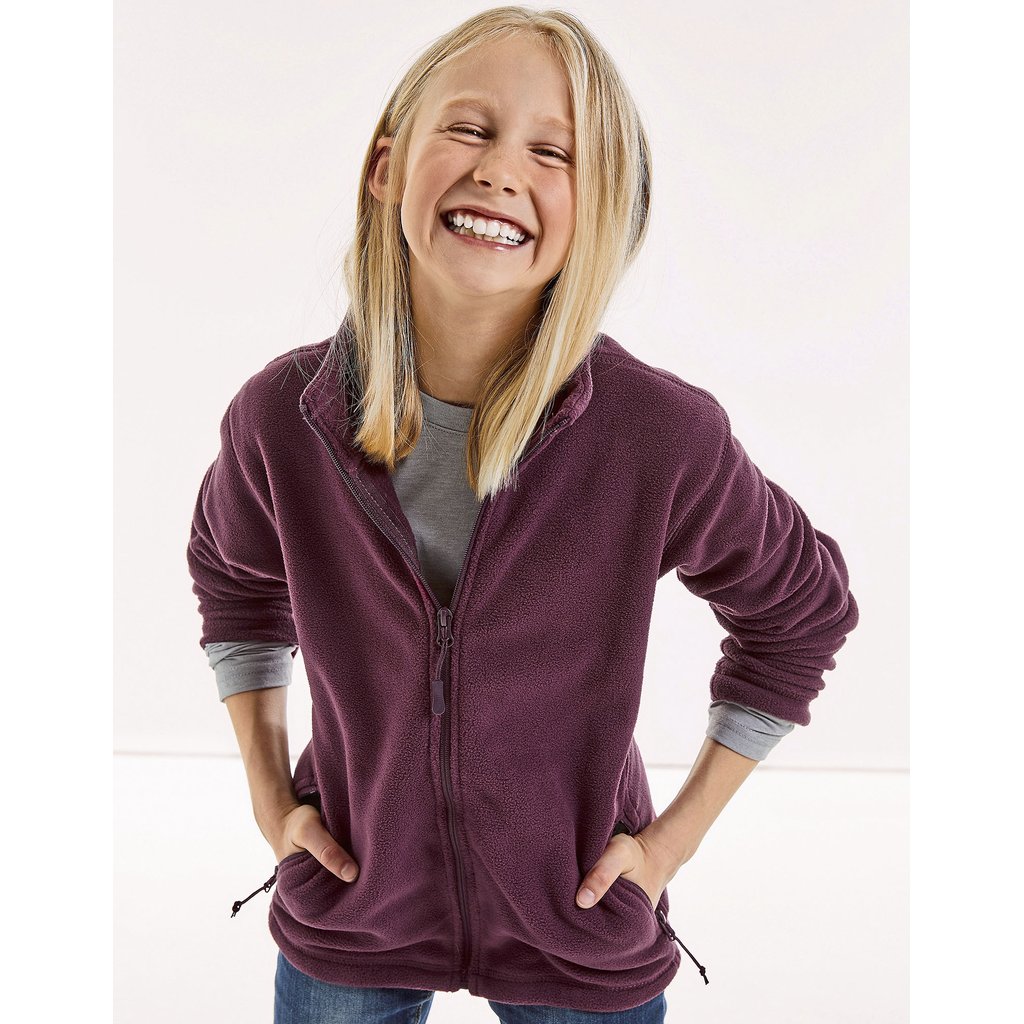 [Z8700K] (R-870B-0) Kids Full Zip Outdoor Fleece [Z8700K]