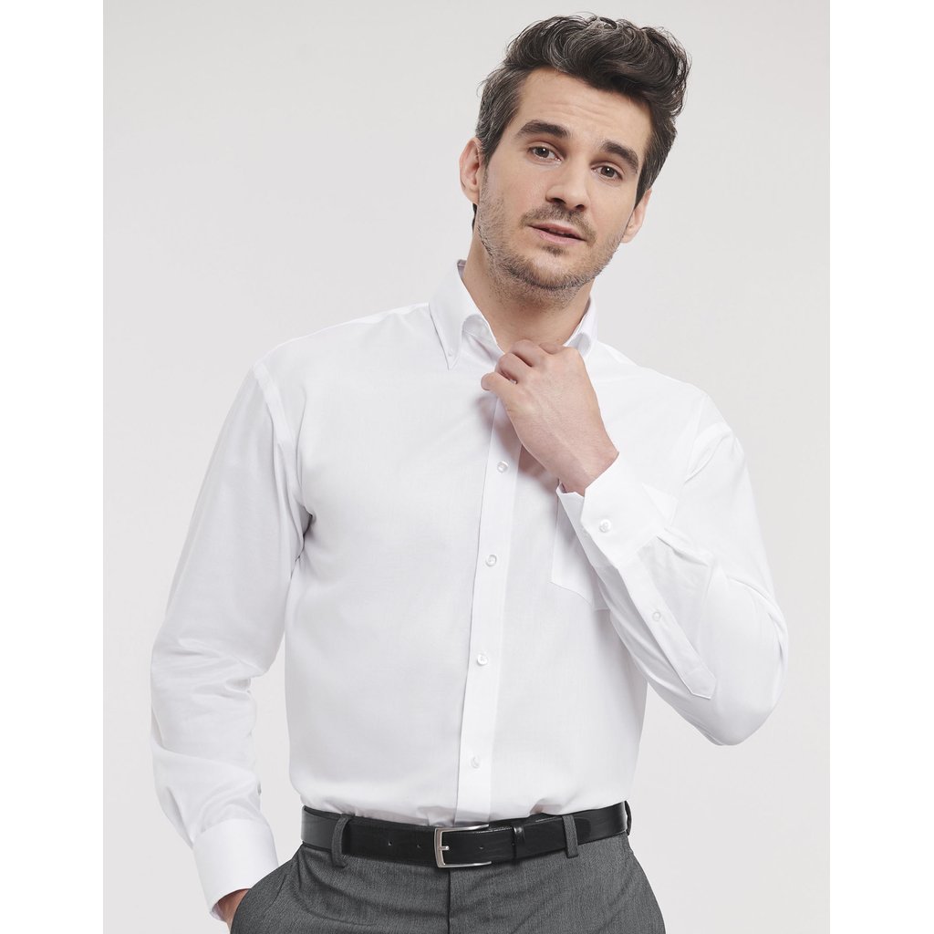 [Z956] (R-956M-0) Men's Long Sleeve Classic Ultimate Non-Iron Shirt [Z956]