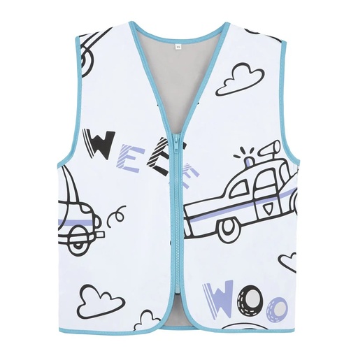 (ACTRESPOL) Children's Safety Vest Action Mestieri Silver