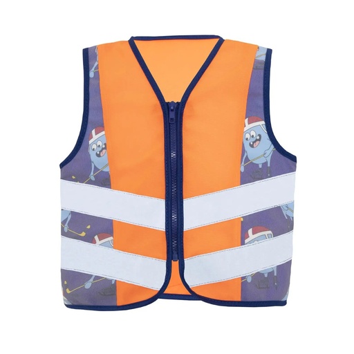 (ACTSPOICE) Children's Safety Vest Action Sportivi Orange