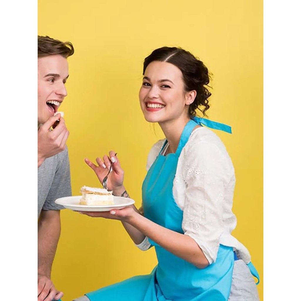 [BDCAA60-001-UNICA] (BDCAA60) Neck Apron w/pocket Canvas 60x80