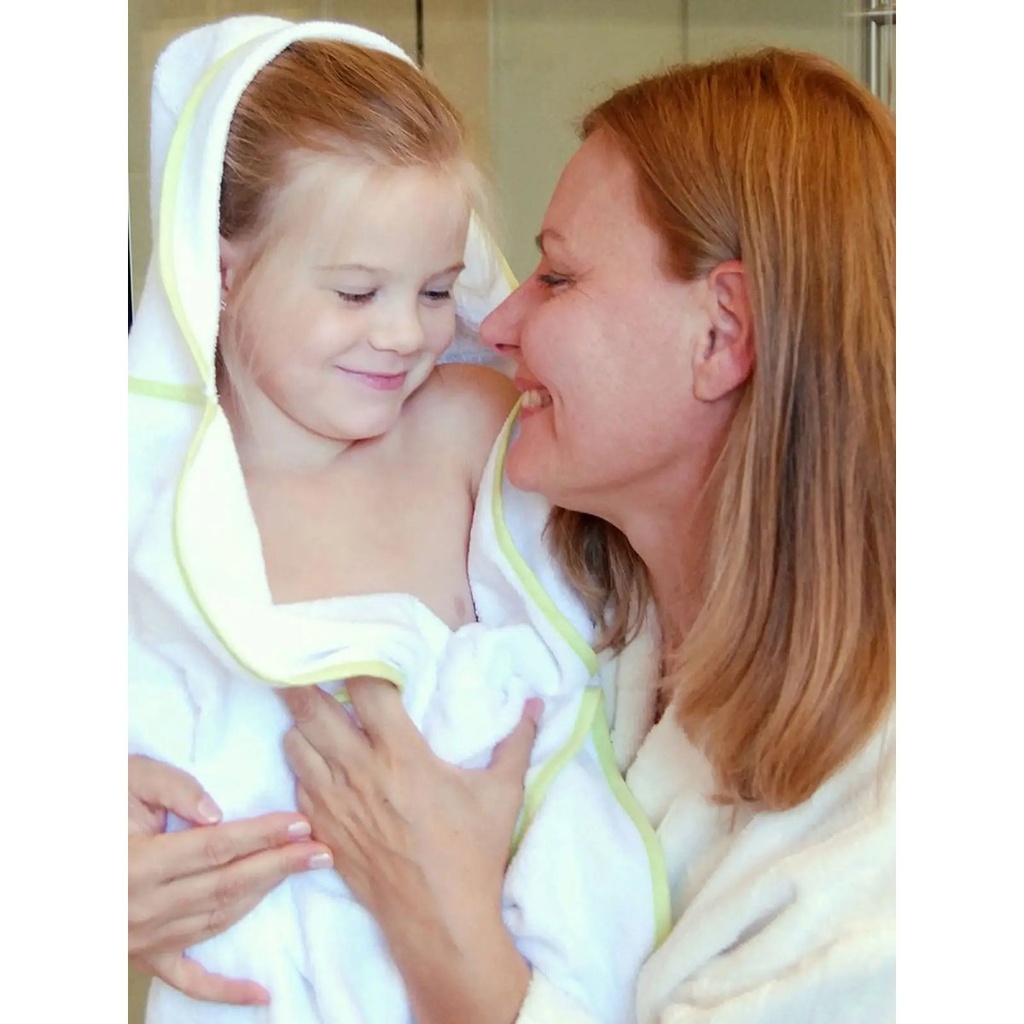 (BDPT70H) Piped Terry Kids Towel with Hood 75x75