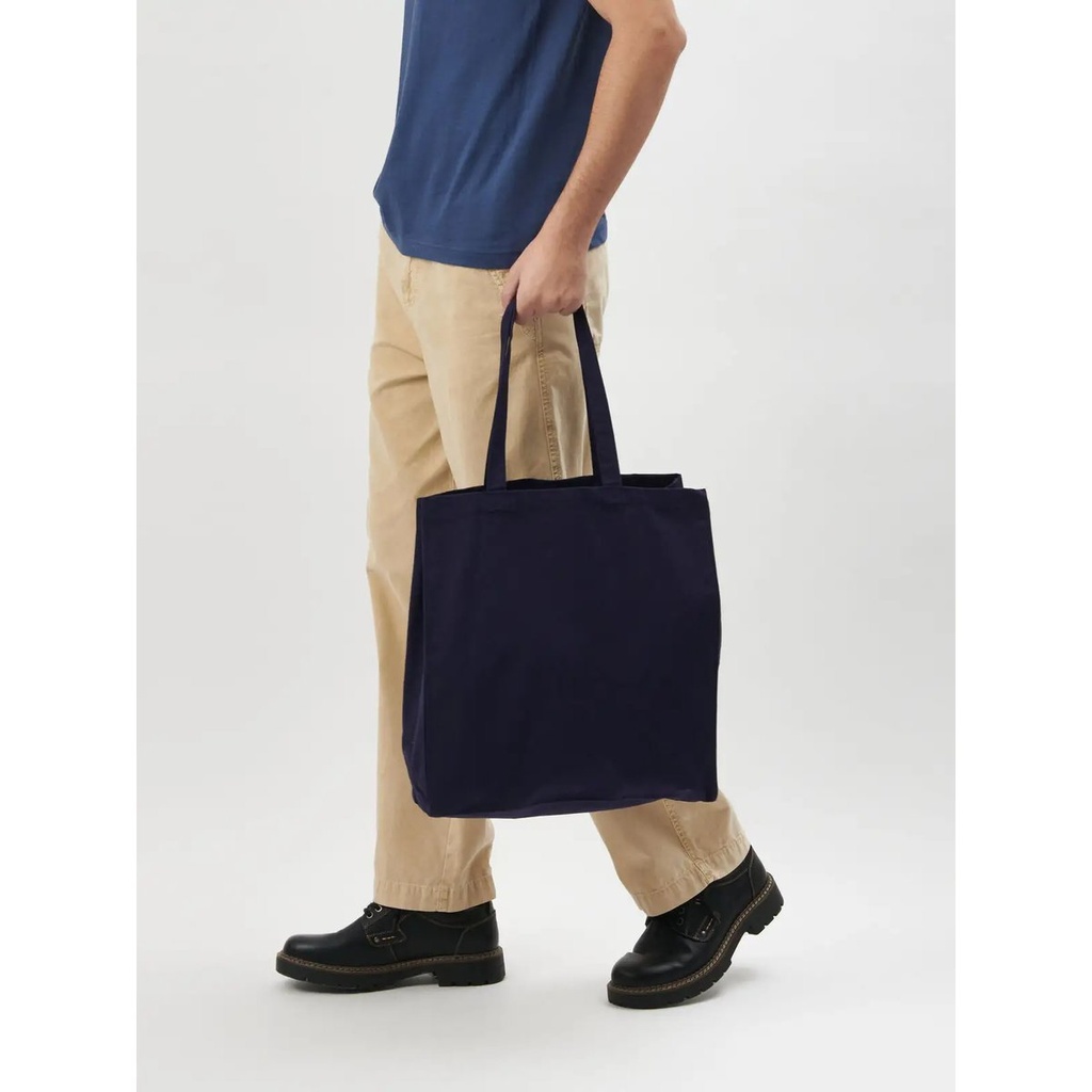 (BS906) Canvas Shopper con soffietto
