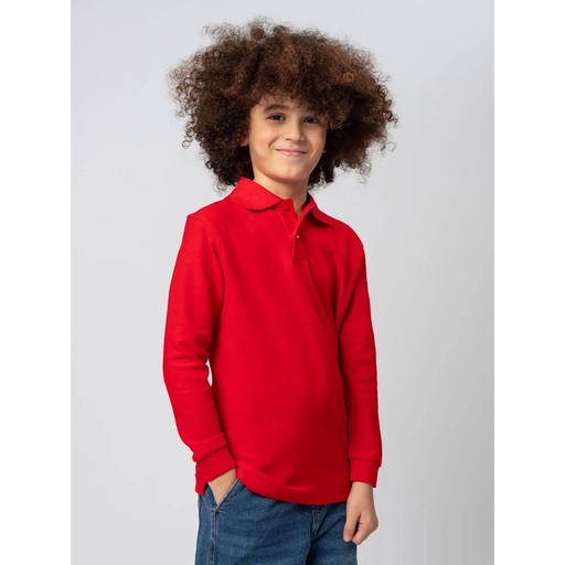(BSK210) Evolution Polo Kids LS
