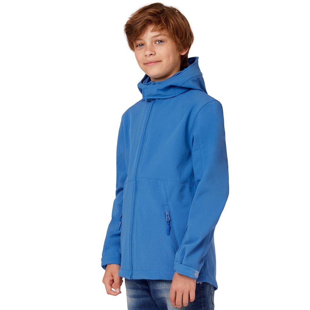 [BCJK969] Kids´ Hooded Softshell Jacket