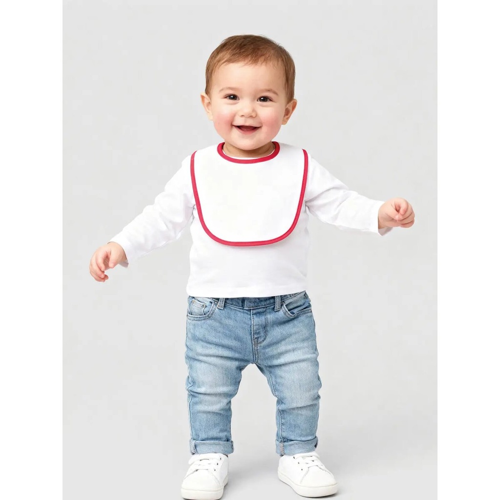 (CF901) Baby bib double layer