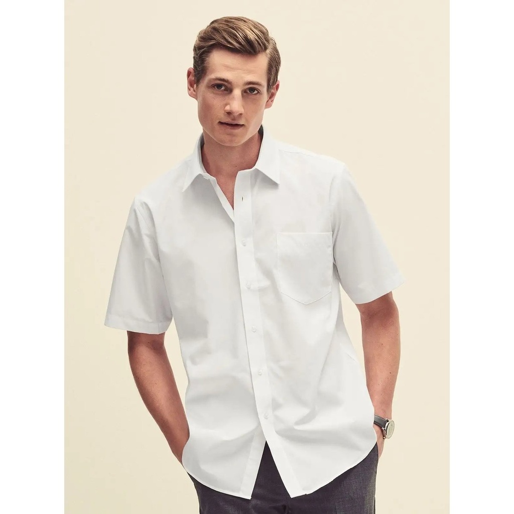 (FR651160) Poplin Shirt Short Sleeve