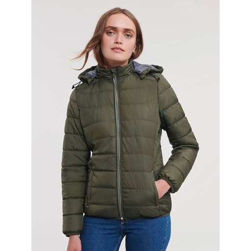 (JE440F) Ladies' Hooded Nano Jacket
