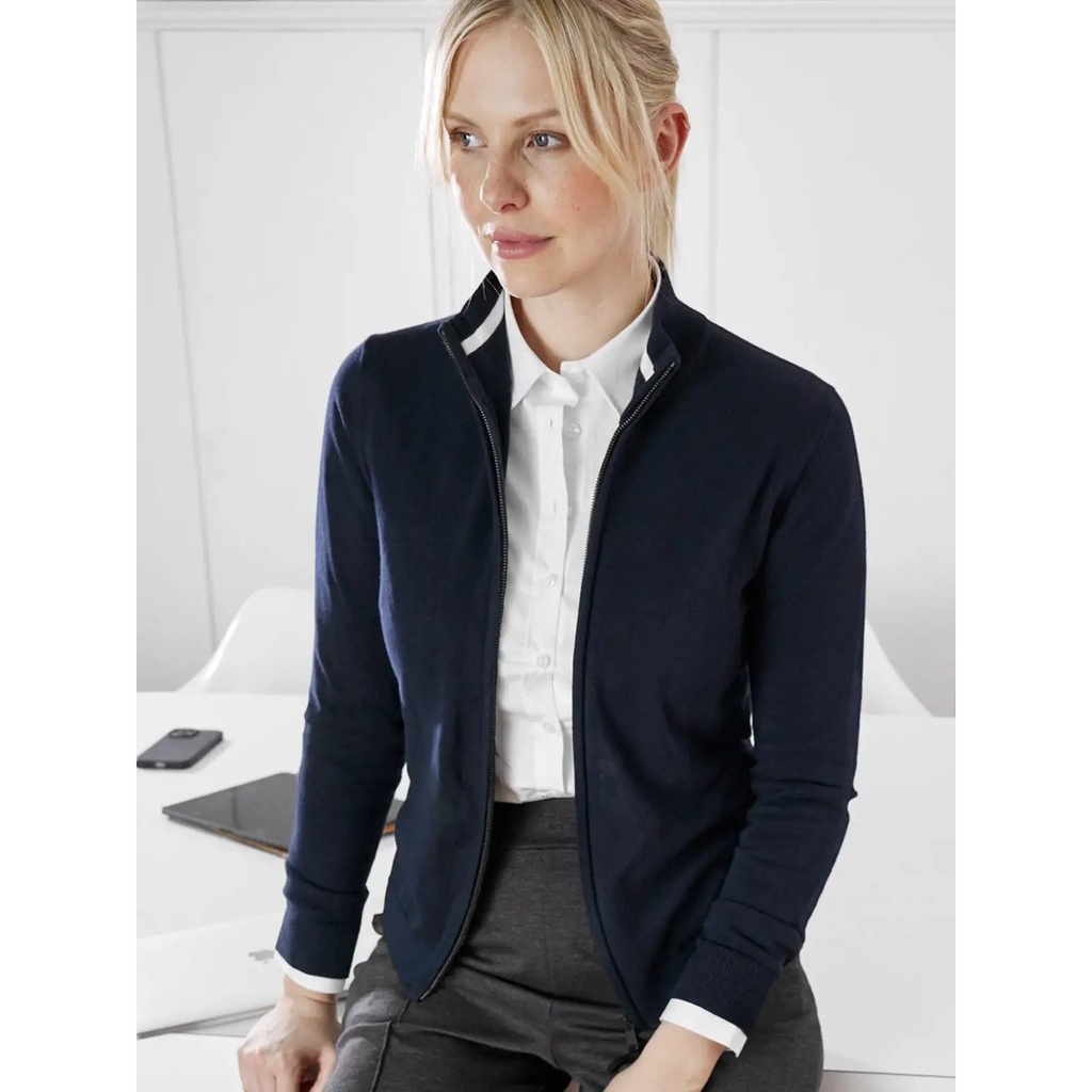 (JN1325) Ladies' Zip-Cardigan
