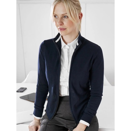 (JN1325) Ladies' Zip-Cardigan
