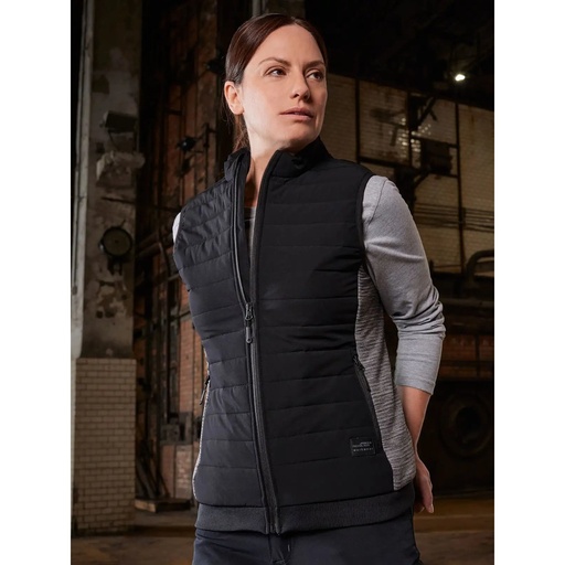 (JN1863) Ladies' Padded Hybrid Vest