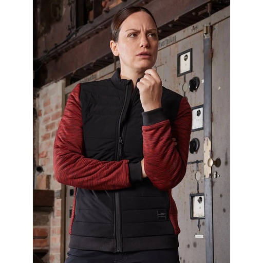 (JN1865) Ladies' Padded Hybrid Jacket