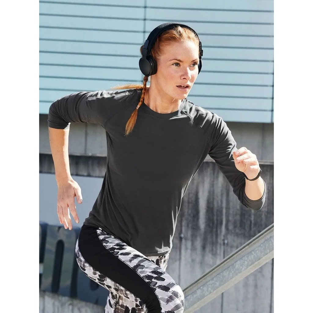 (JN521) Ladies' Sports Shirt Long-Sleeved