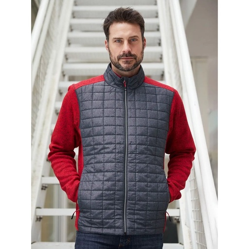 (JN742) Men's Knitted Hybrid Jacket