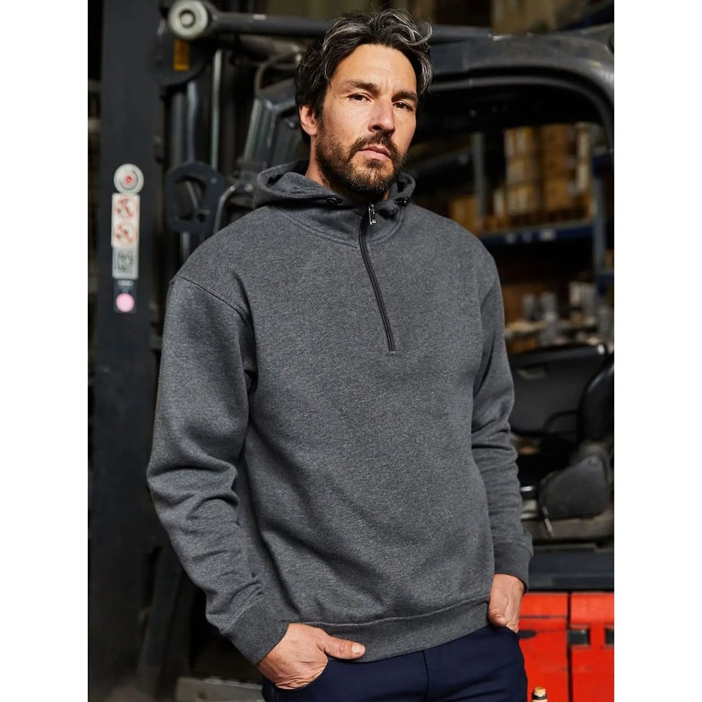 (JN839) Bio Workwear Half Zip Hoody