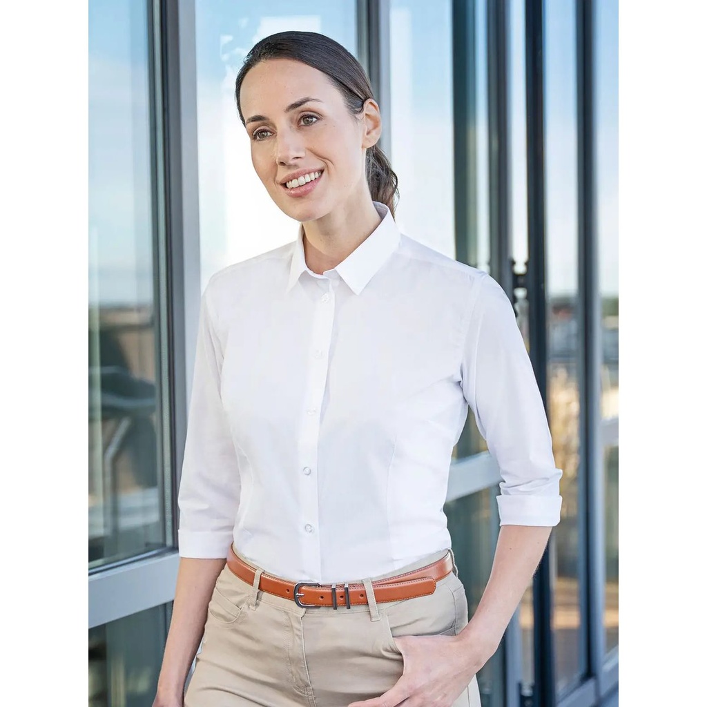 (KBF17) Ladies' Shirt with 3/4- Sleeve