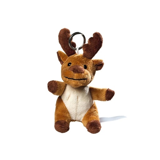 [M160387-BW-UNICA] (M160387) plush moose with keychain