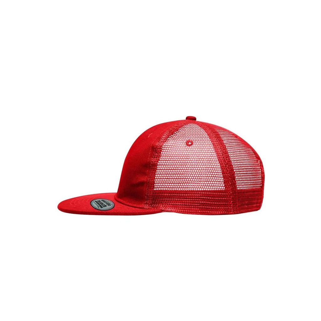 (MB6509) 6 Panel Flat Peak Cap