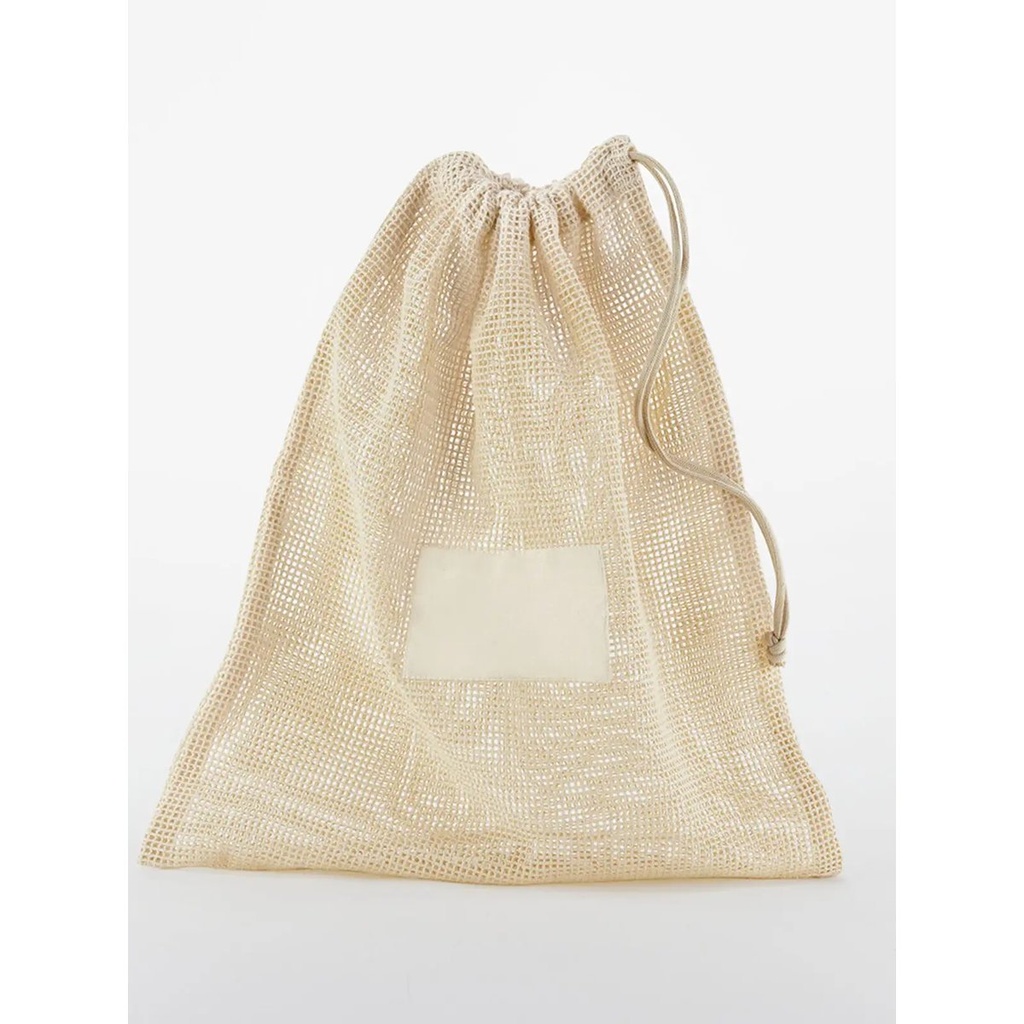 [W155L-NAT-UNICA] (W155L) Organic Cotton Mesh Sacks