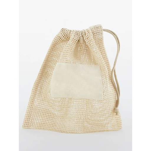 [W155S-NAT-UNICA] (W155S) Organic Cotton Mesh Sacks