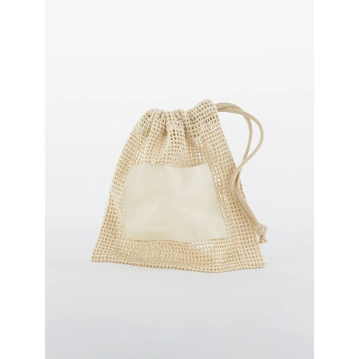[W155XS-NAT-UNICA] (W155XS) Organic Cotton Mesh Sacks
