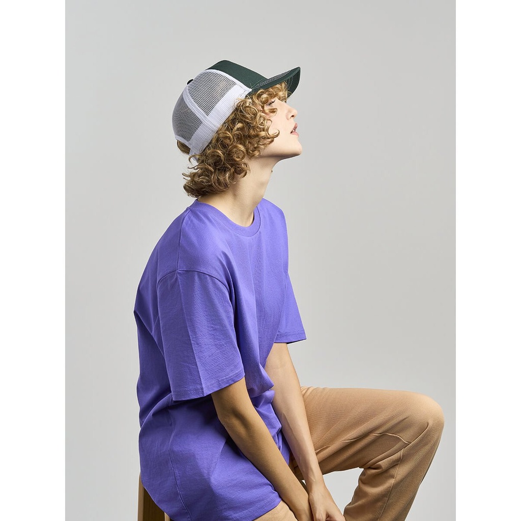(RAPPERCANVASS) Cappello Visiera Mid 5 Pannelli Mesh Posteriore