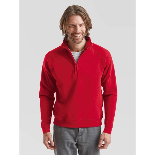 (620320) Felpa Unisex Mezza Zip Premium