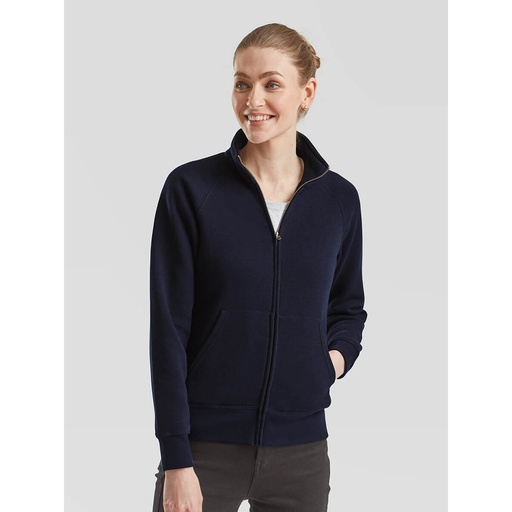 (621160) Felpa Donna Zip Intera Premium