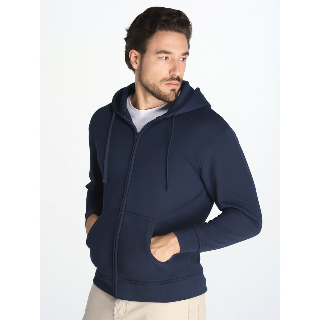 (JTSWHOOD) Felpa Unisex Cappuccio E Zip Jt